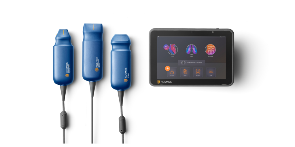 kosmos AI-powered handheld ultrasound device for POCUS