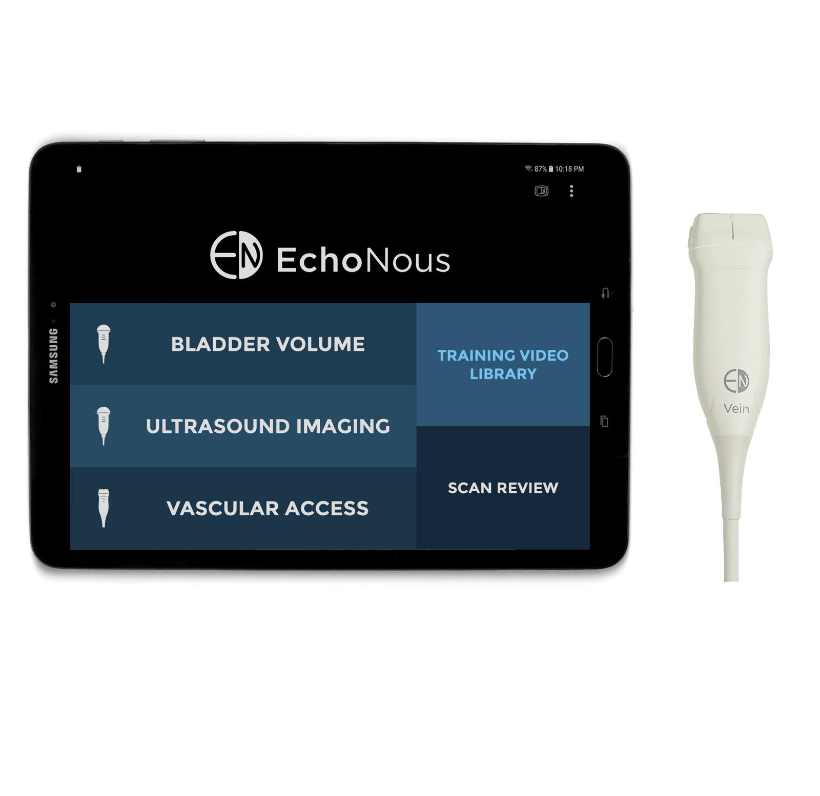 EchoNous Vein- Ultrasound guidance designed for pheripheral IV placement